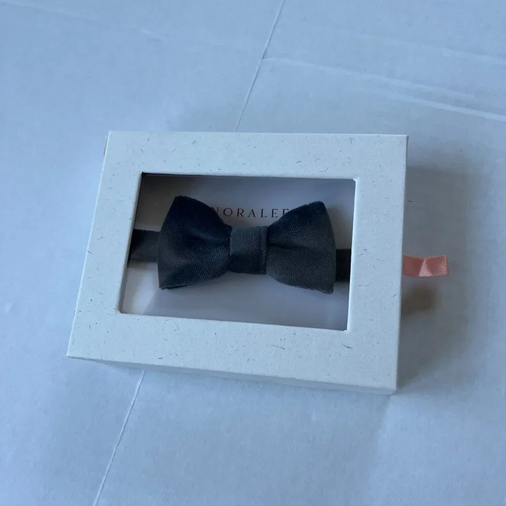 Boy - 1-4Y - NWT Noralee Midnight Velvet Bowtie